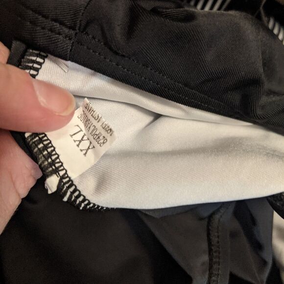 Black skirted bikini bottom NEW XXL - Picture 3 of 5